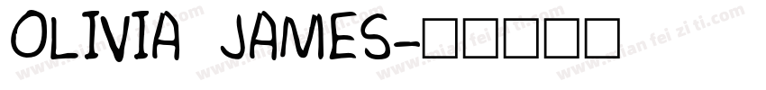 OLIVIA JAMES字体转换